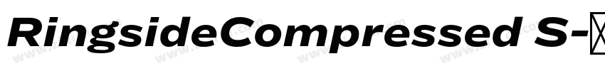 RingsideCompressed S字体转换 RingsideCompressed S字体转换
